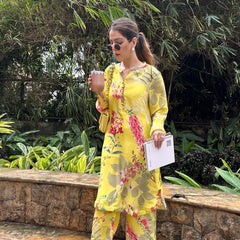 Sunlit Garden Floral Kurta Set