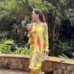 Sunlit Garden Floral Kurta Set