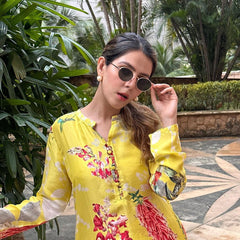 Sunlit Garden Floral Kurta Set