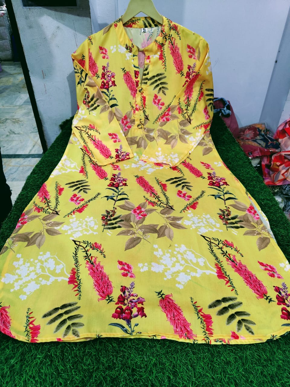 Sunlit Garden Floral Kurta Set