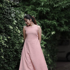 Blush Serenity Sleeveless Kurta Set
