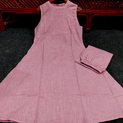 Blush Serenity Sleeveless Kurta Set