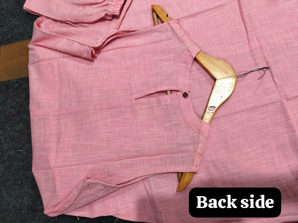 Blush Serenity Sleeveless Kurta Set