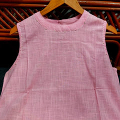 Blush Serenity Sleeveless Kurta Set